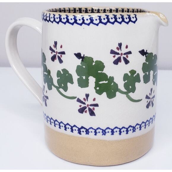 VINTAGE NICHOLAS MOSSE POTTERY Rustic Farmhouse JUG/CREAMER MADE IN IRELAND - Picture 6 of 12